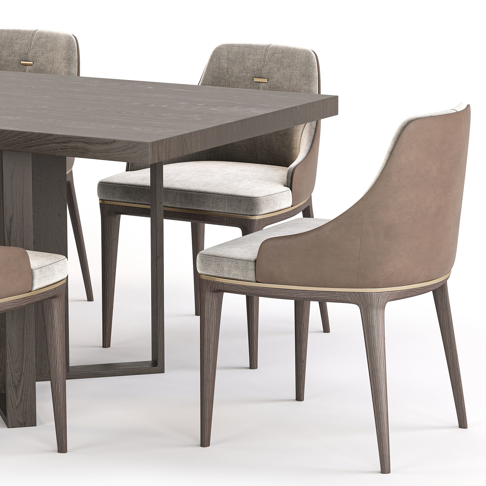 dining set 60 3D model_5