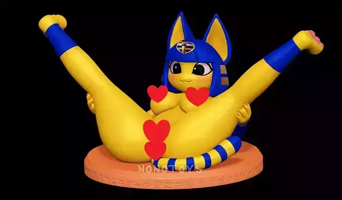 Ankha - NSFW 3D print model