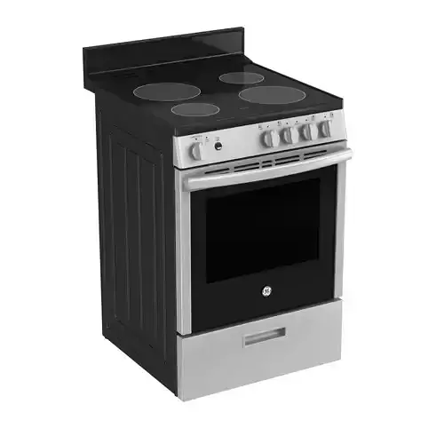 General Electric GE freestanding electric range 3D model