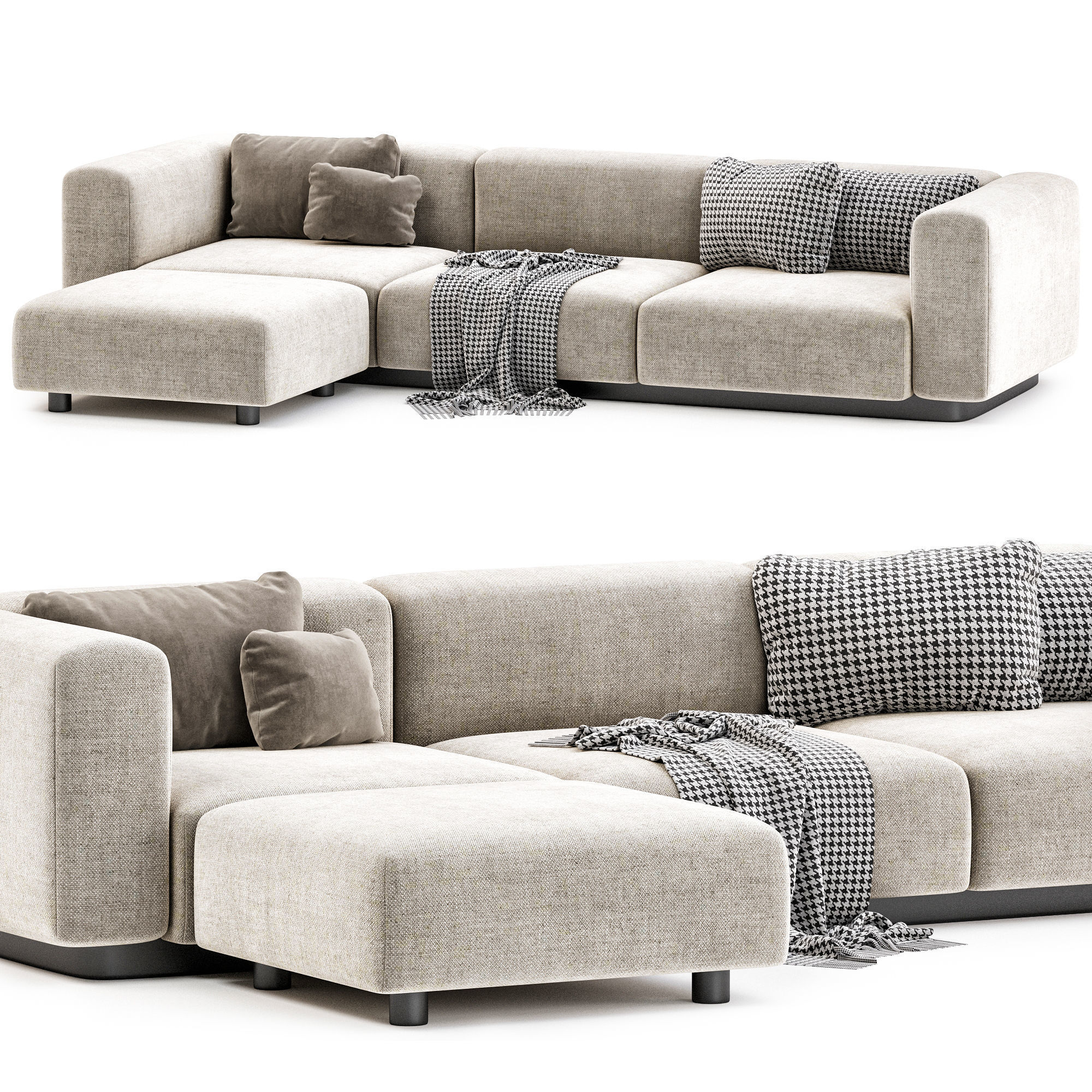 Soft Modular Sofa 3D model_7