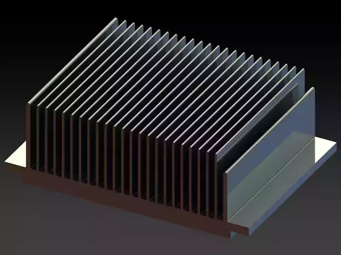 Aluminum Extruded Heat Sink MOD AL-06hs