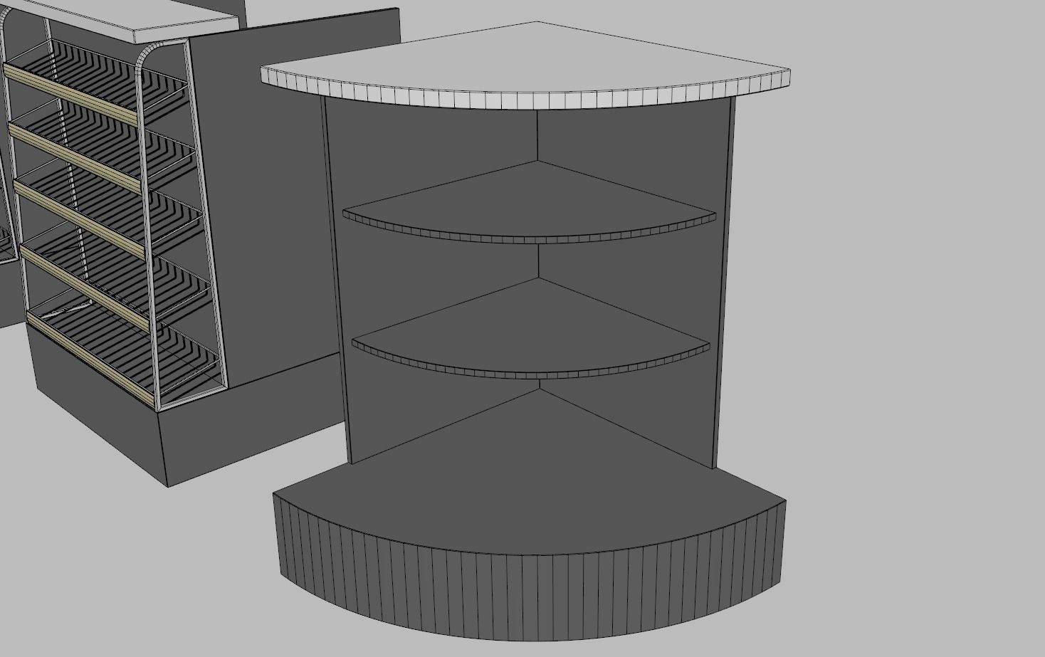 Counter Cashier Modules 3D model_17