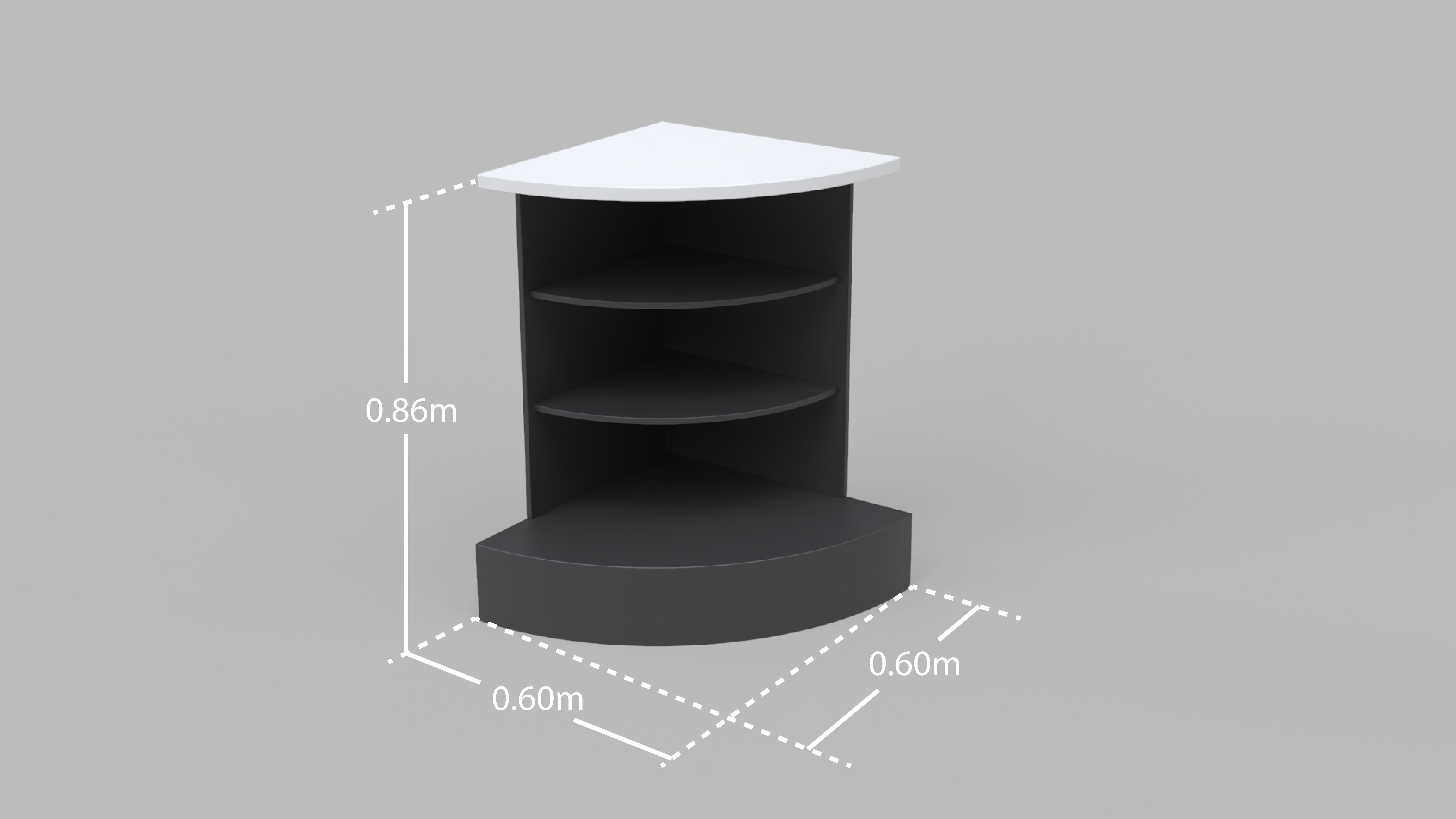 Counter Cashier Modules 3D model_13