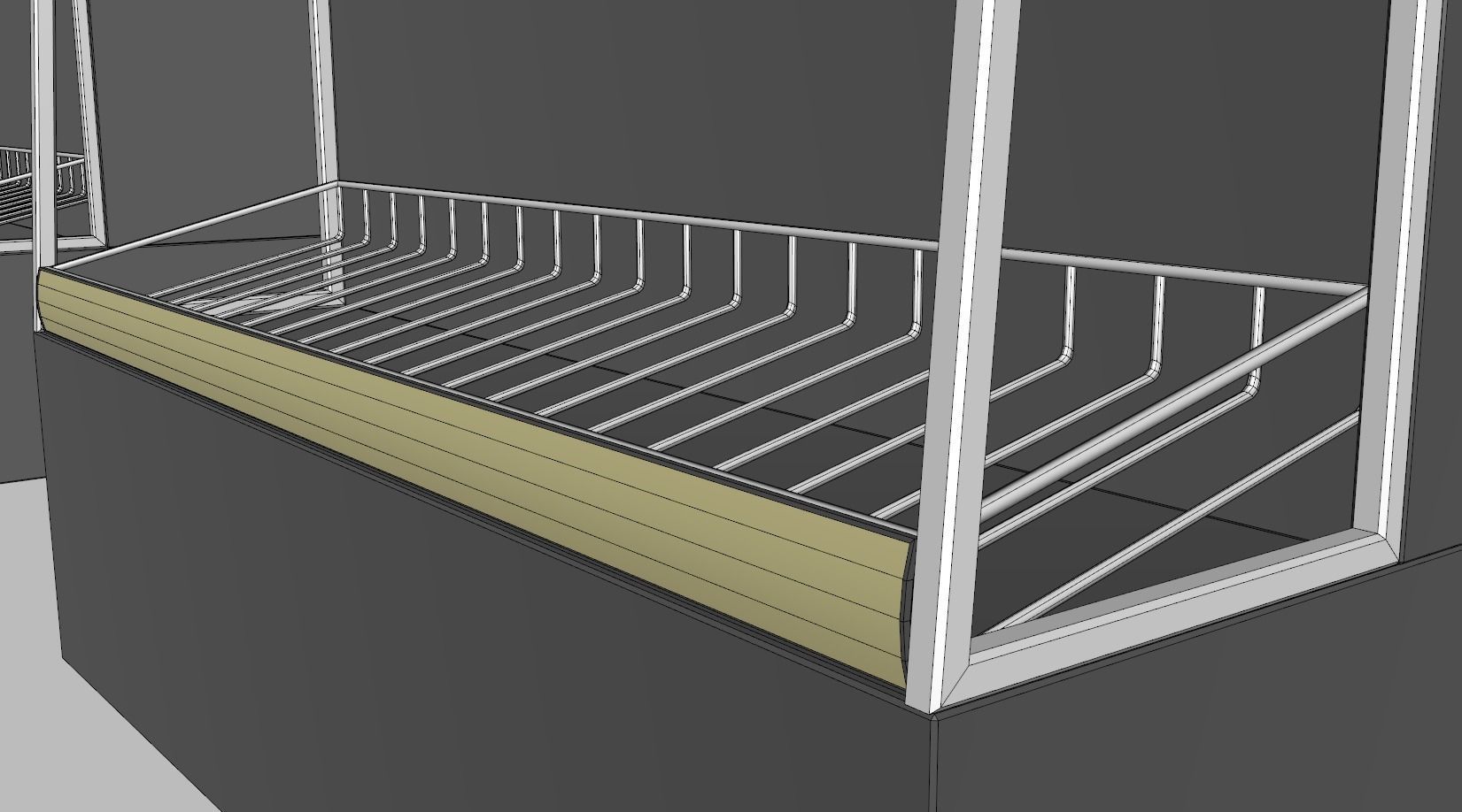 Counter Cashier Modules 3D model_16