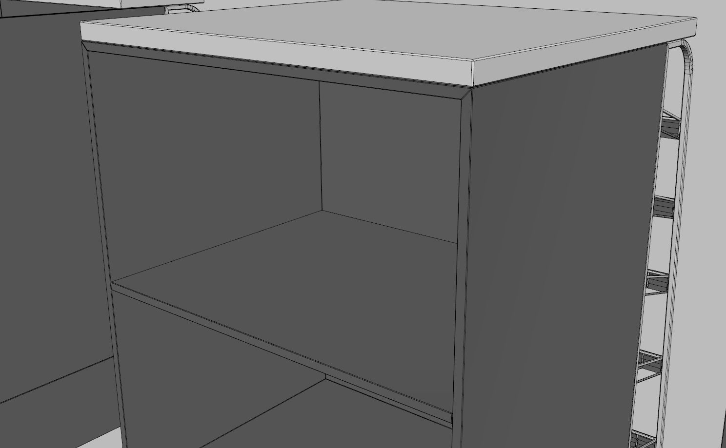 Counter Cashier Modules 3D model_18