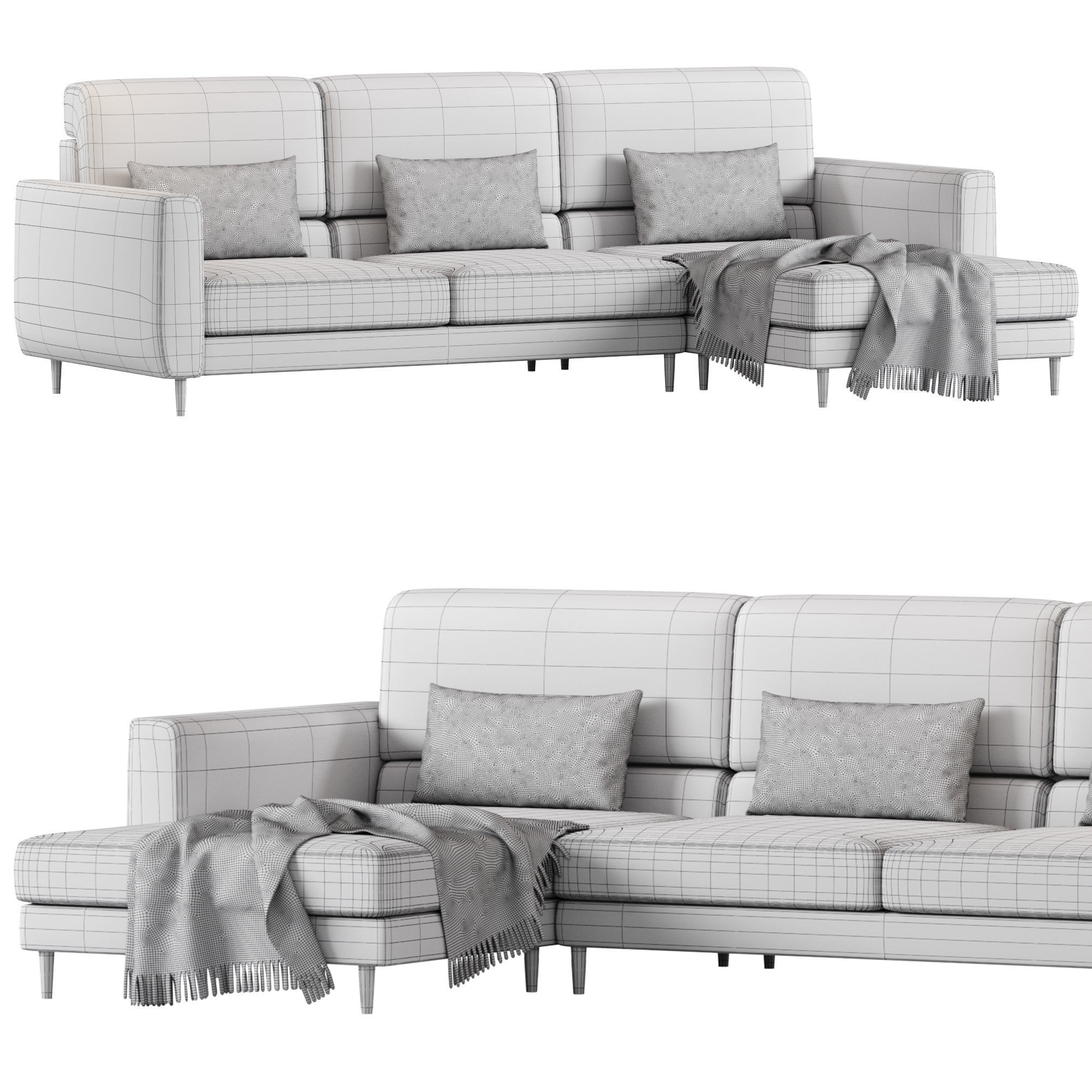 Slatorp Sofa By Ikea 3D model_2