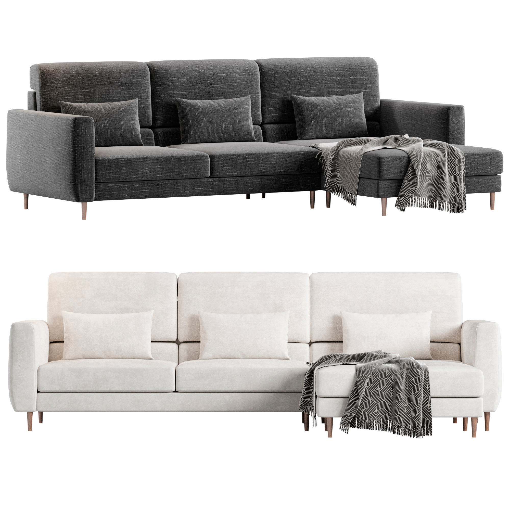 Slatorp Sofa By Ikea 3D model_1