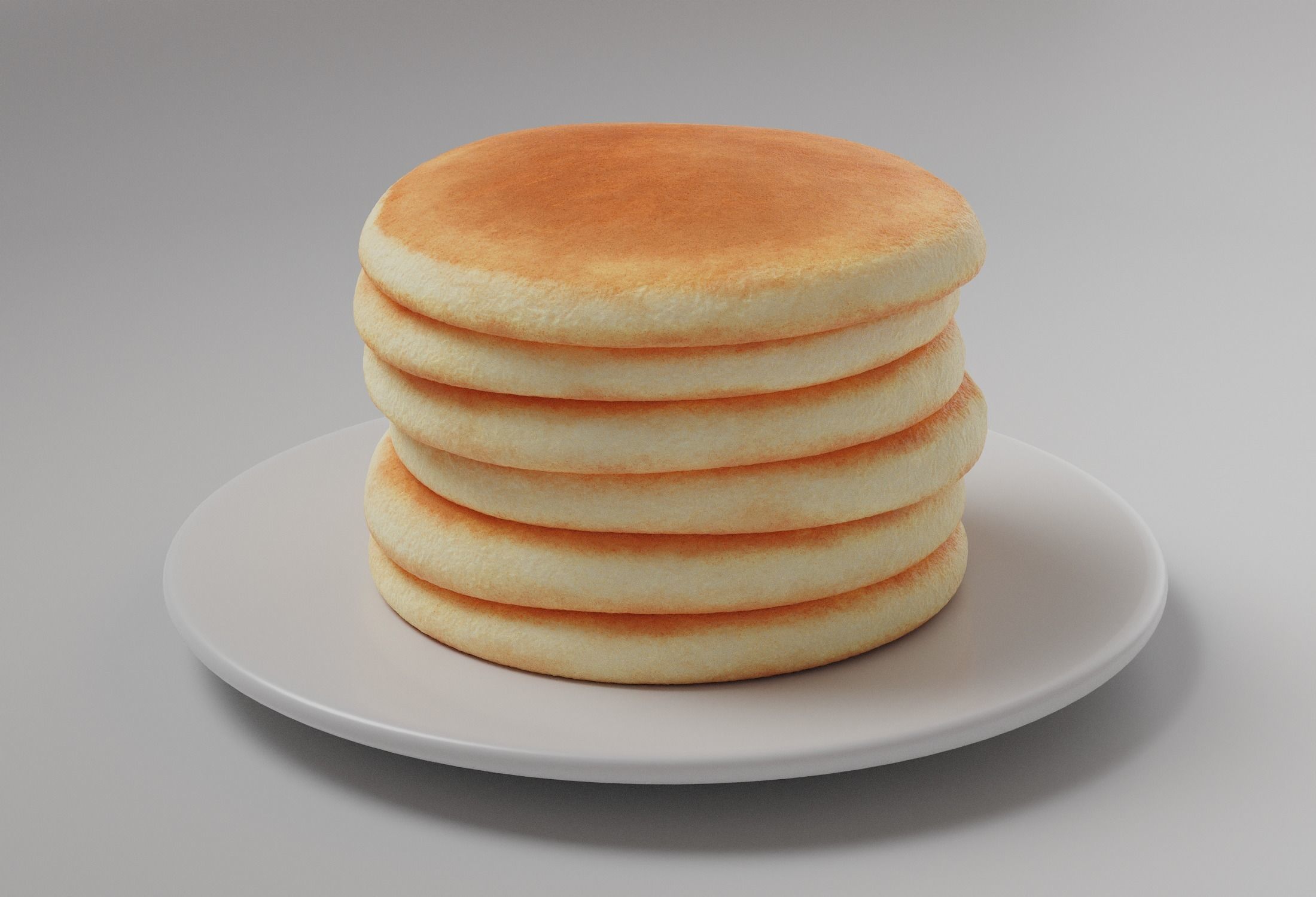 Pancakes with Syrup 3D model_9