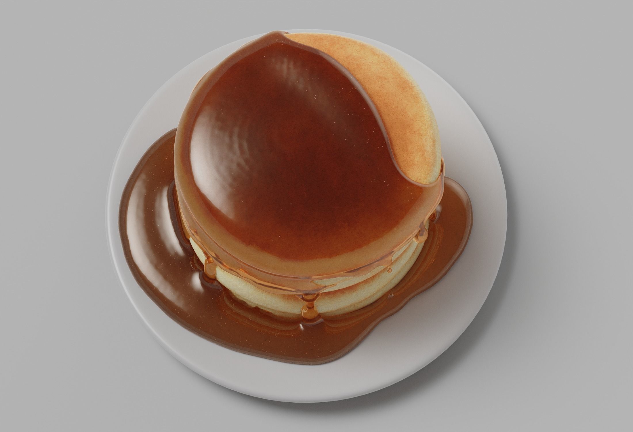 Pancakes with Syrup 3D model_27