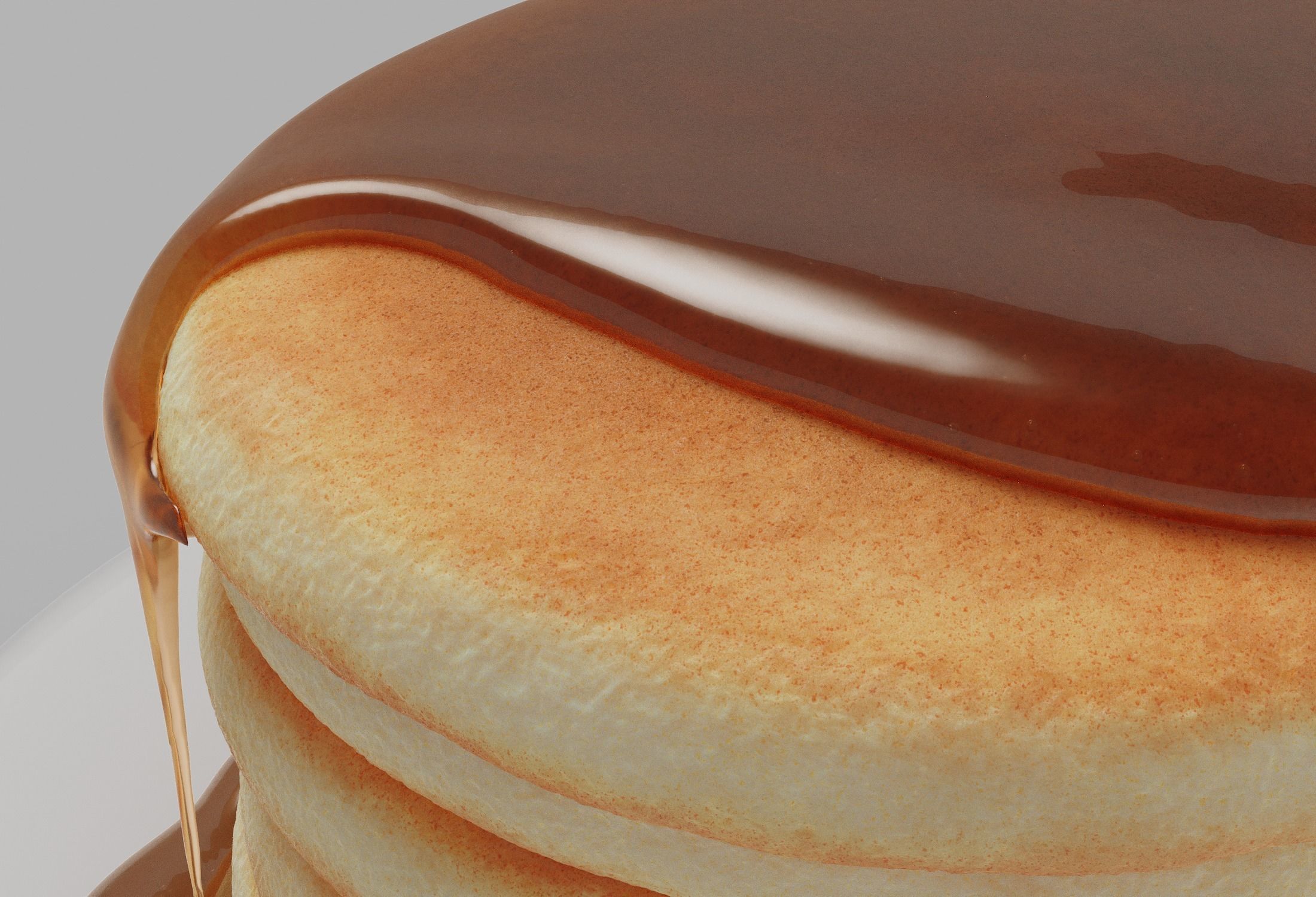 Pancakes with Syrup 3D model_30