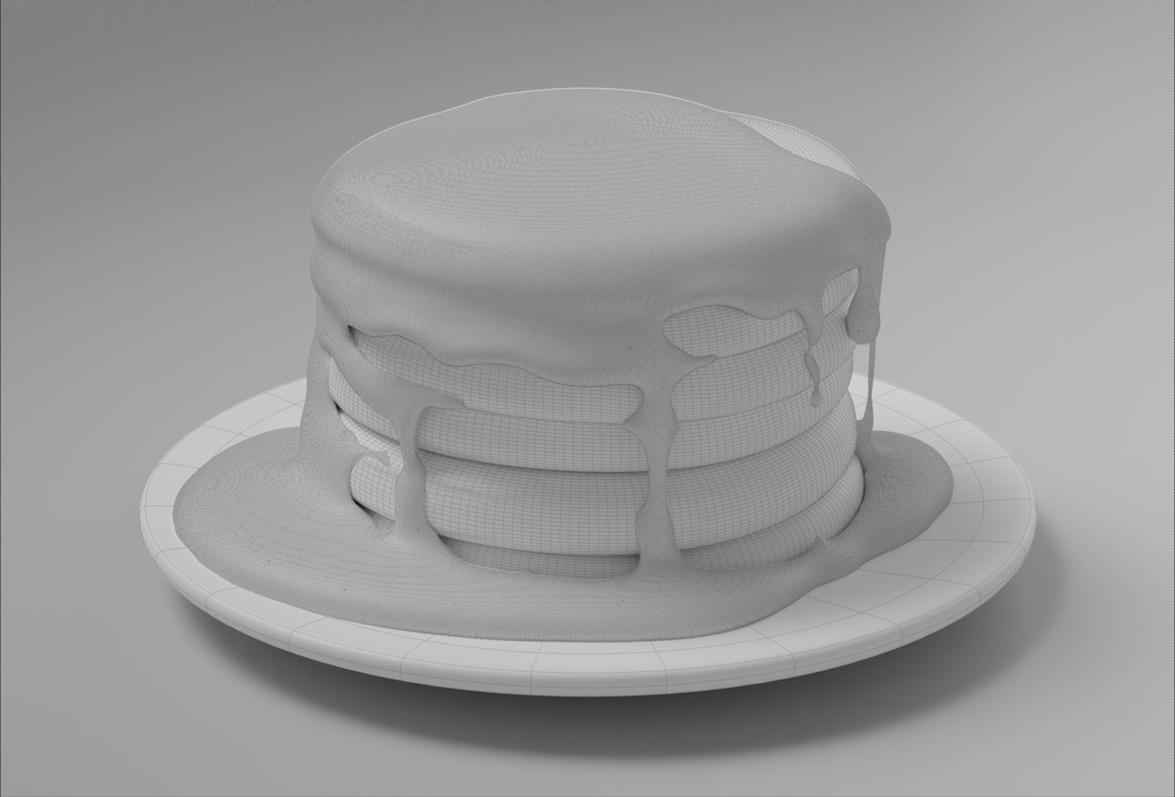 Pancakes with Syrup 3D model_37