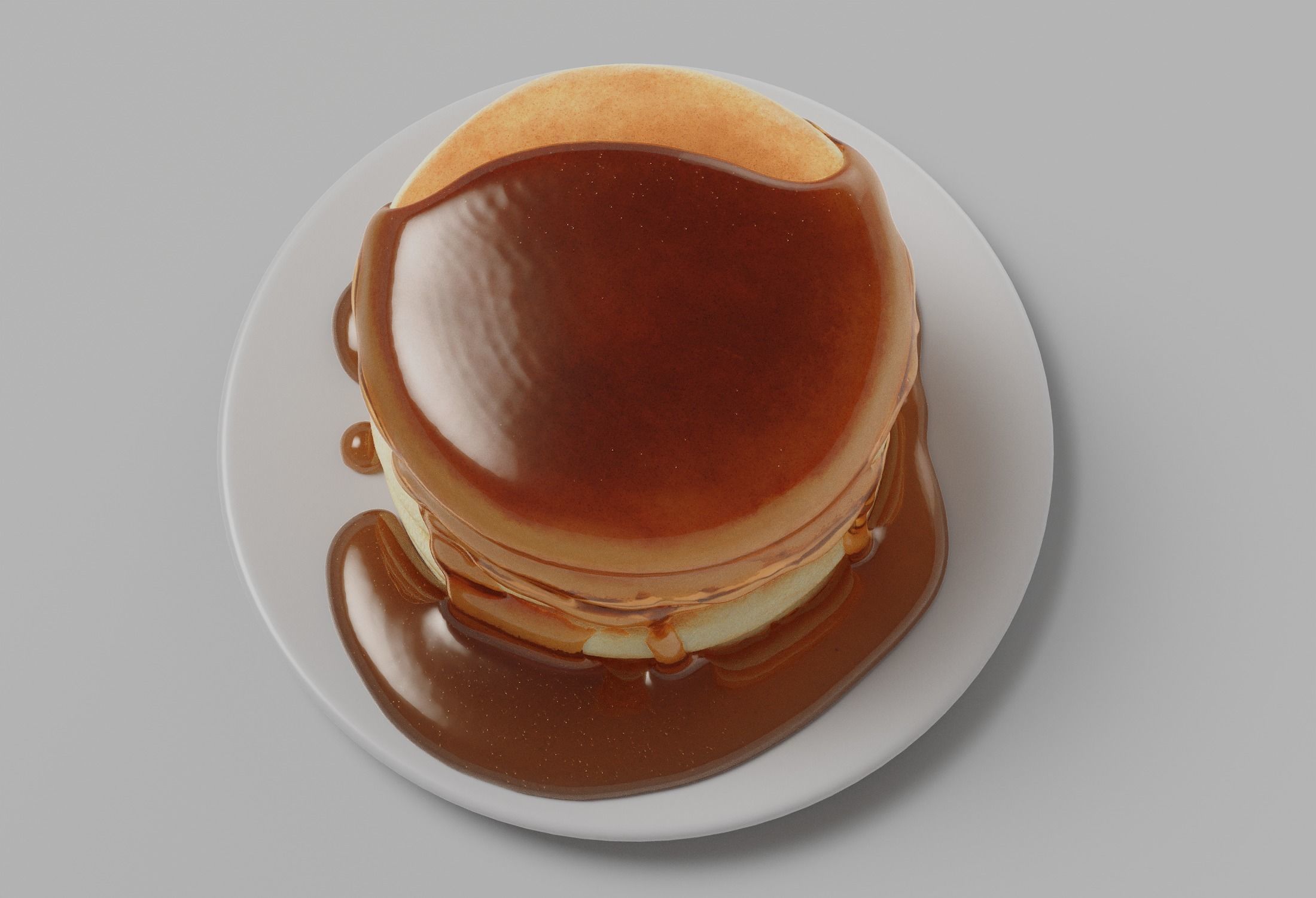 Pancakes with Syrup 3D model_26