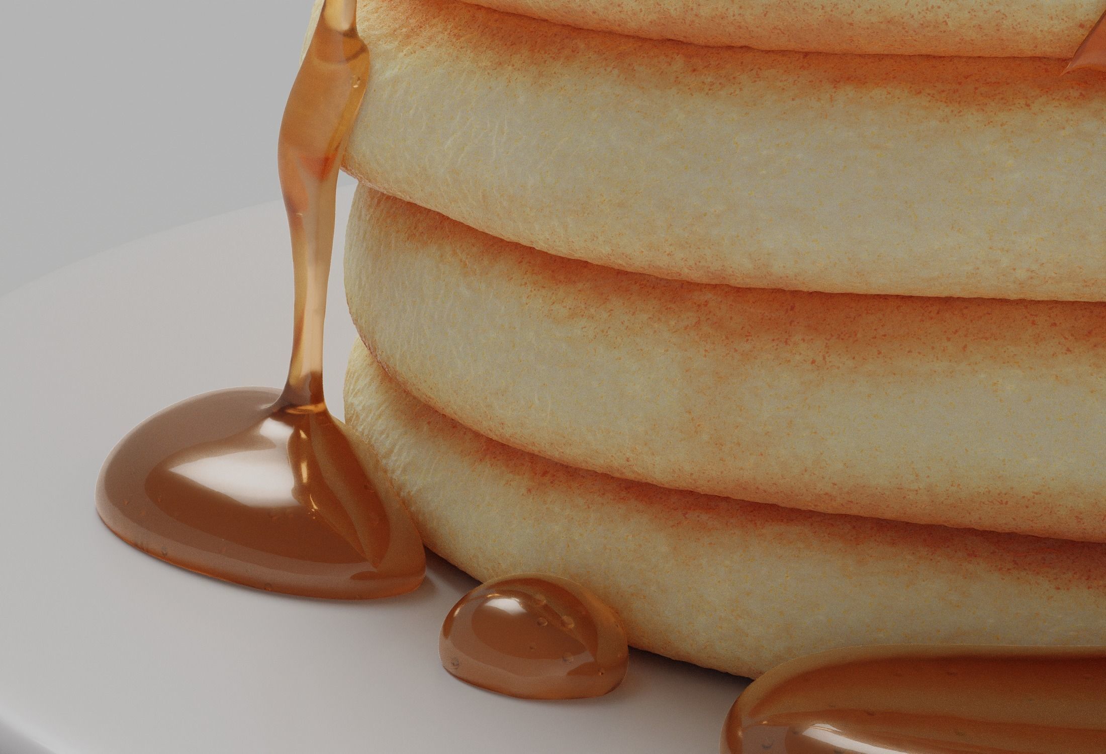 Pancakes with Syrup 3D model_32