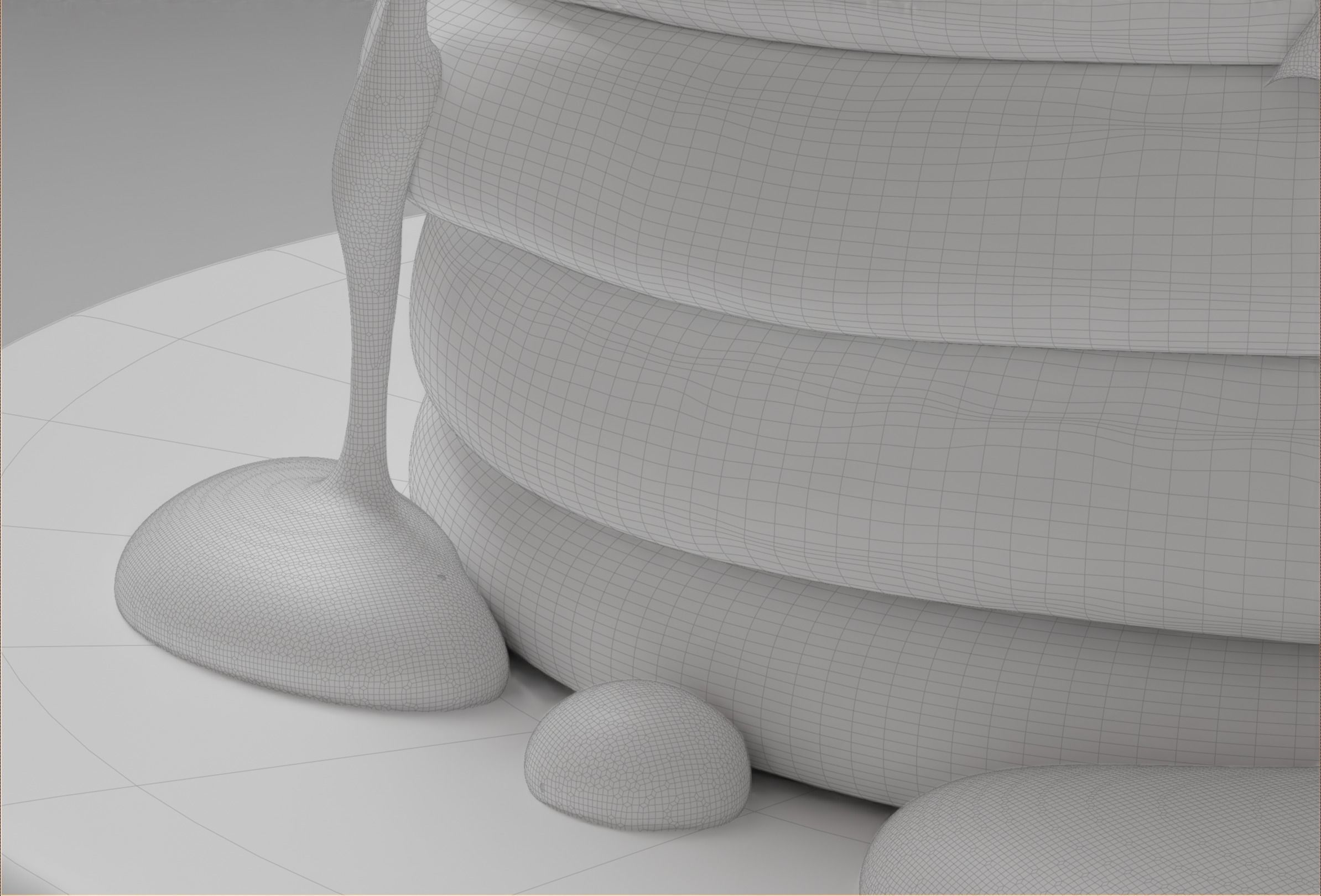 Pancakes with Syrup 3D model_40