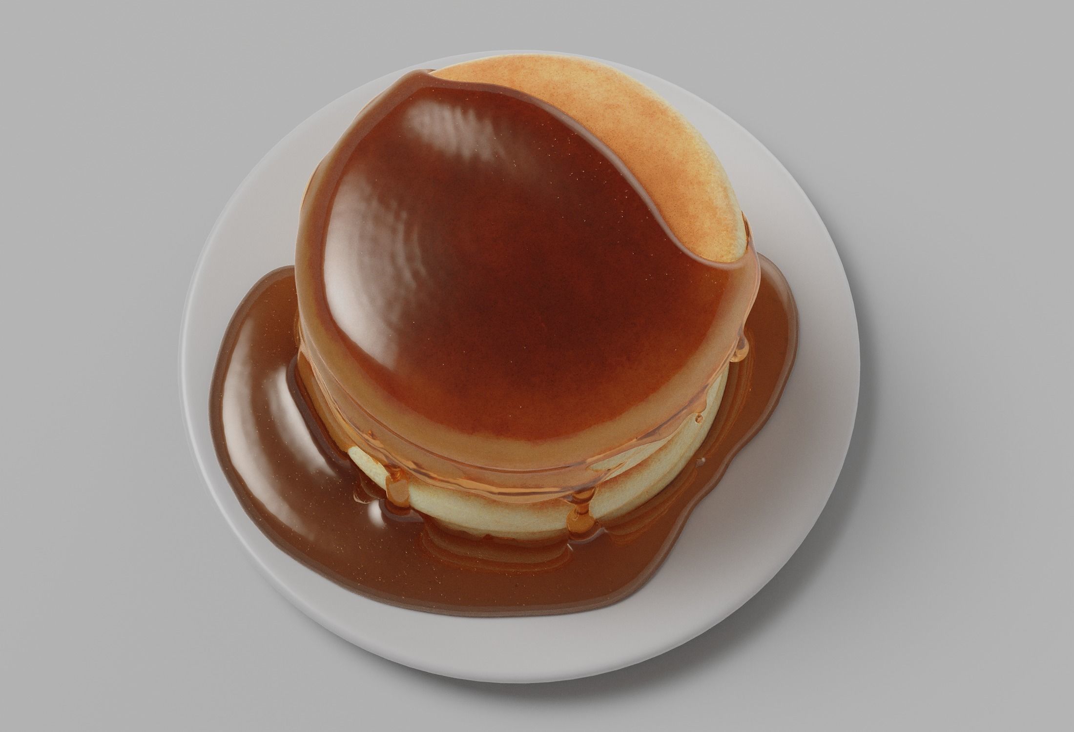 Pancakes with Syrup 3D model_19