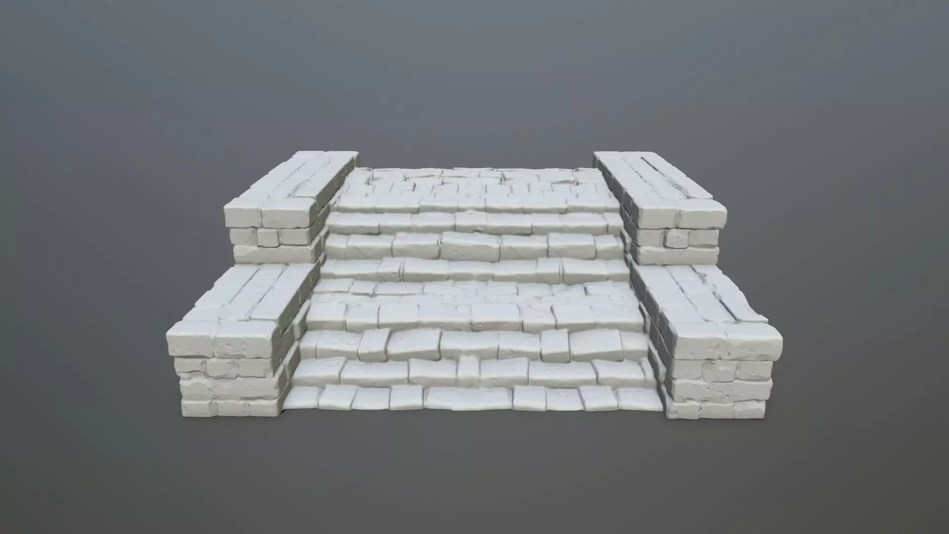 Ruin Stairs 3D print model