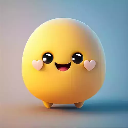 Cute 3D Emoji-Add Fun and Personality to Your Projects Low-poly 3D model