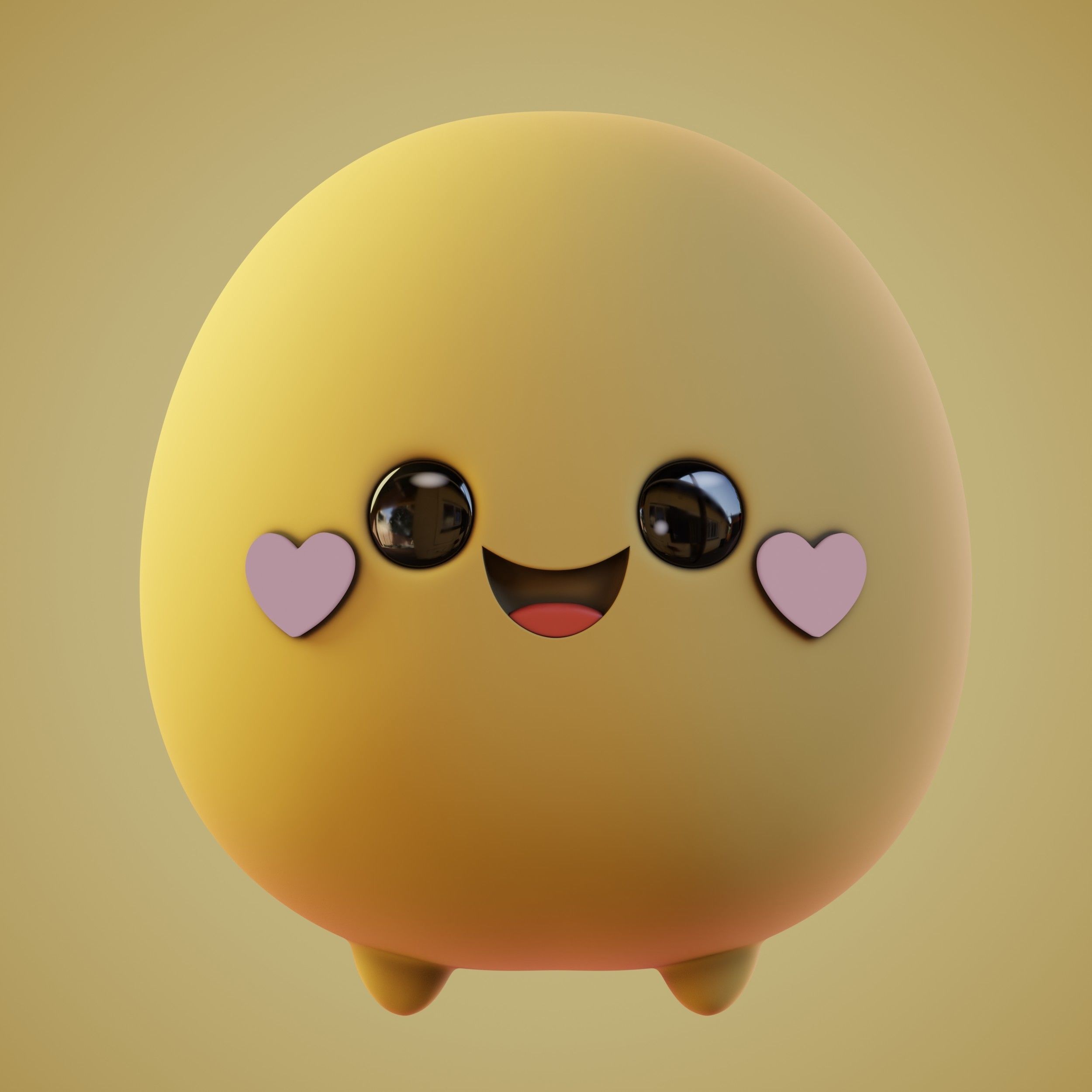 Cute 3D Emoji-Add Fun and Personality to Your Projects Low-poly 3D model_9