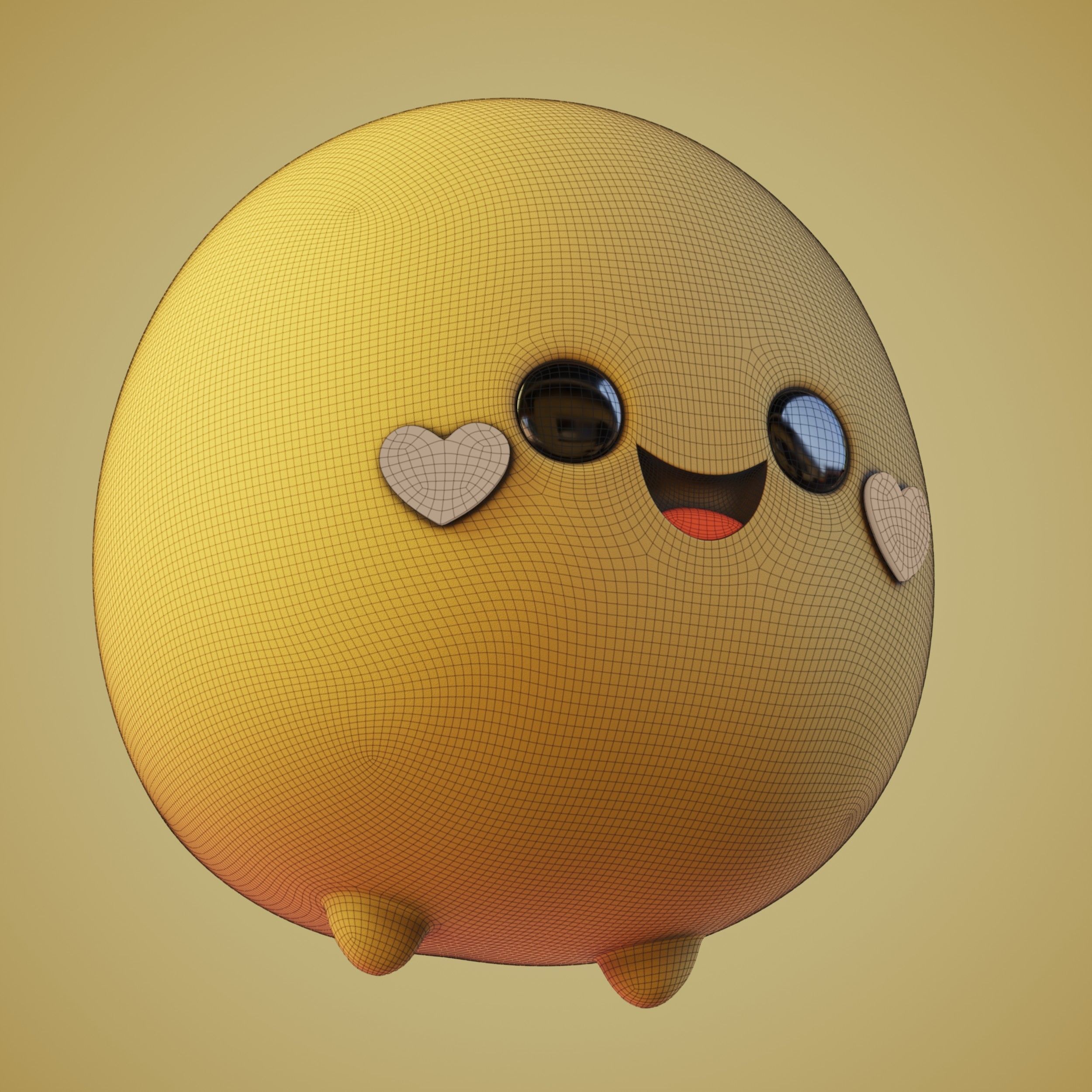 Cute 3D Emoji-Add Fun and Personality to Your Projects Low-poly 3D model_2