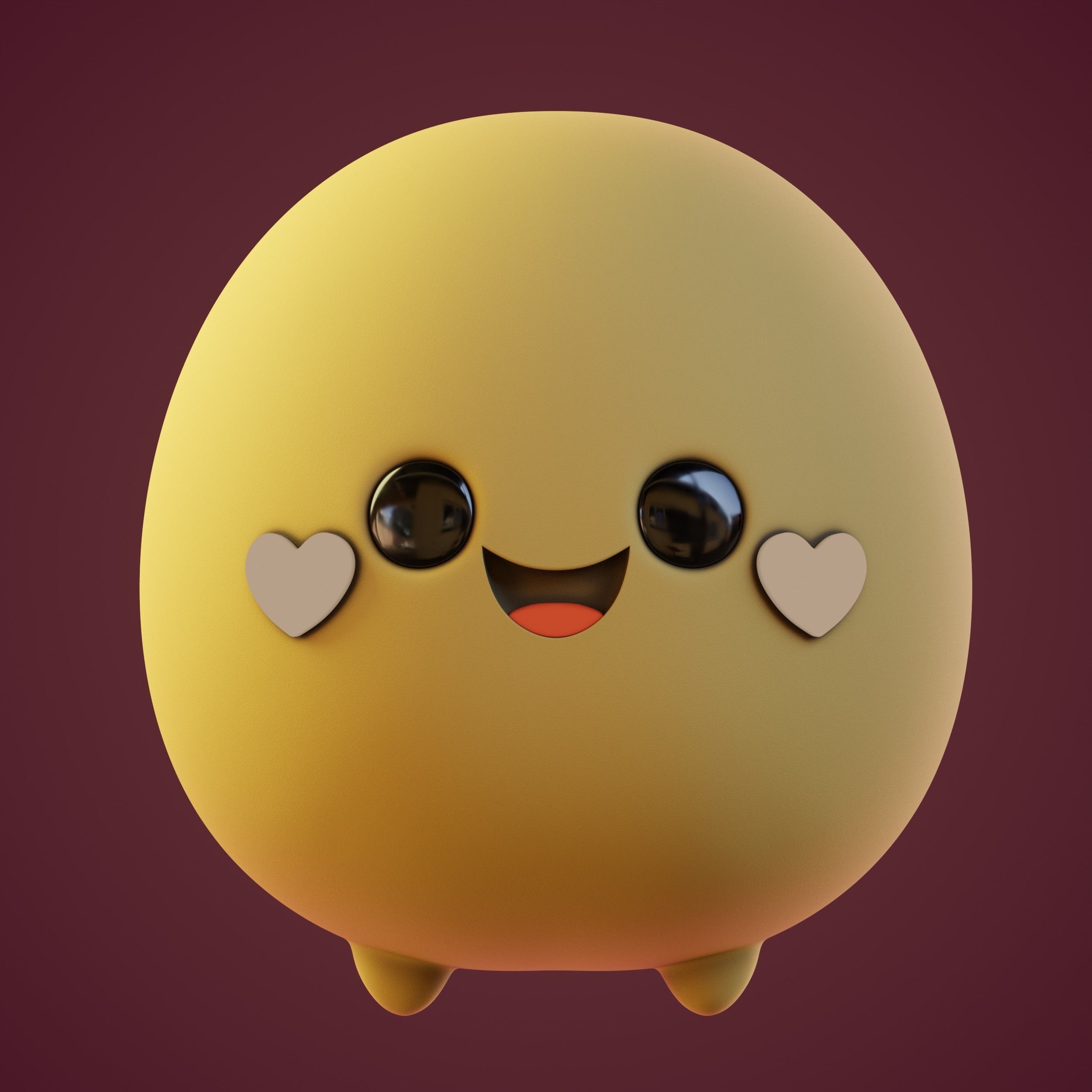 Cute 3D Emoji-Add Fun and Personality to Your Projects Low-poly 3D model_8