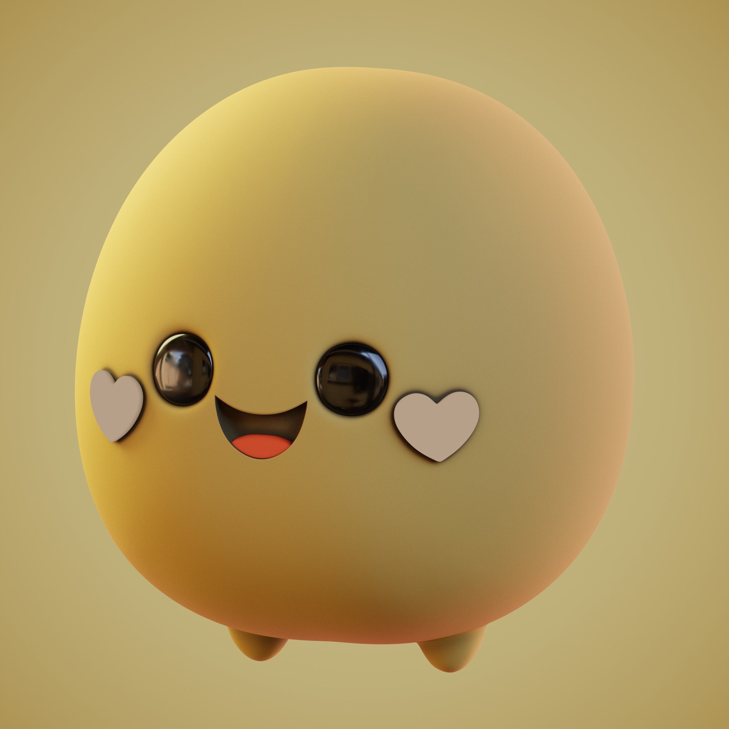 Cute 3D Emoji-Add Fun and Personality to Your Projects Low-poly 3D model_5