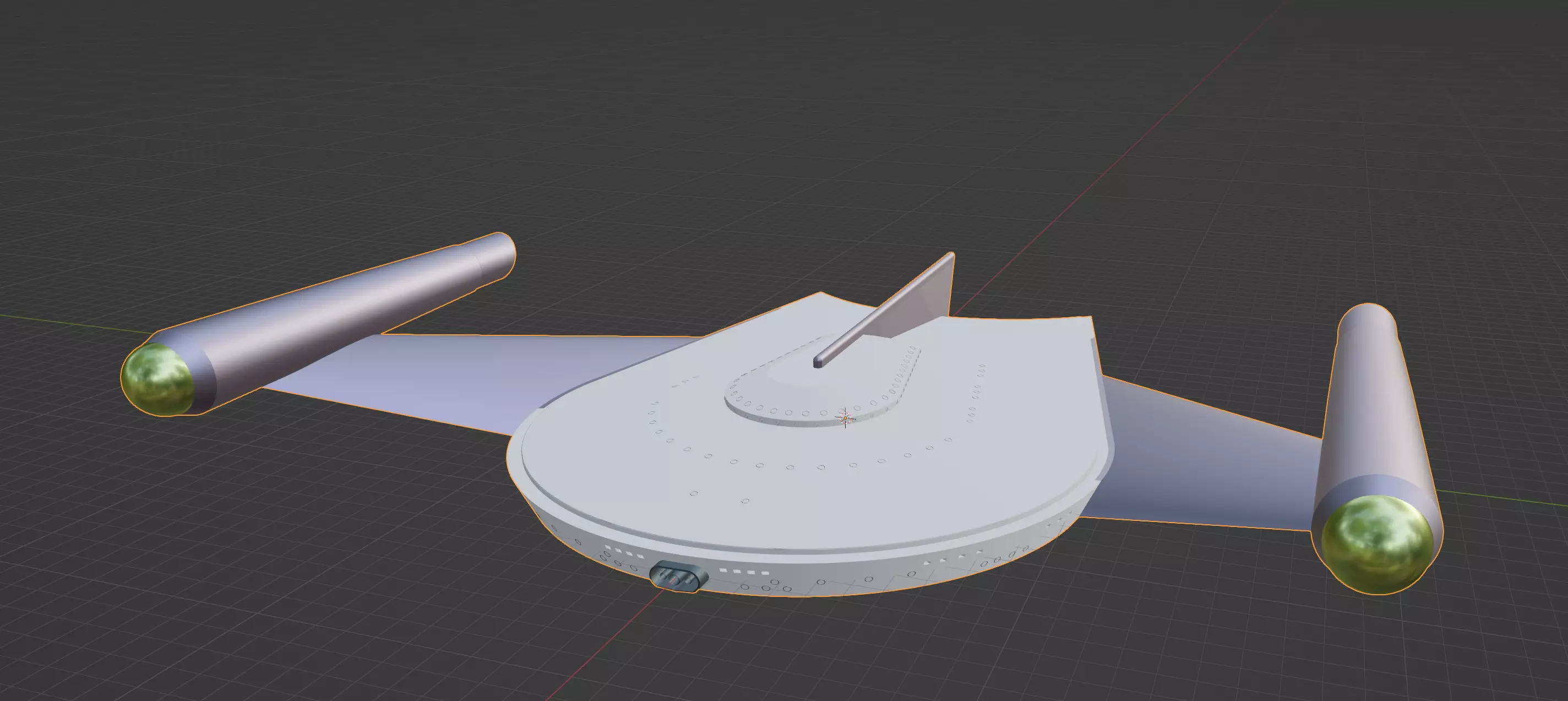 Alien Adversary Space Ship 3D print model_0