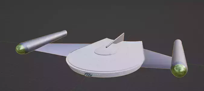 Alien Adversary Space Ship 3D print model