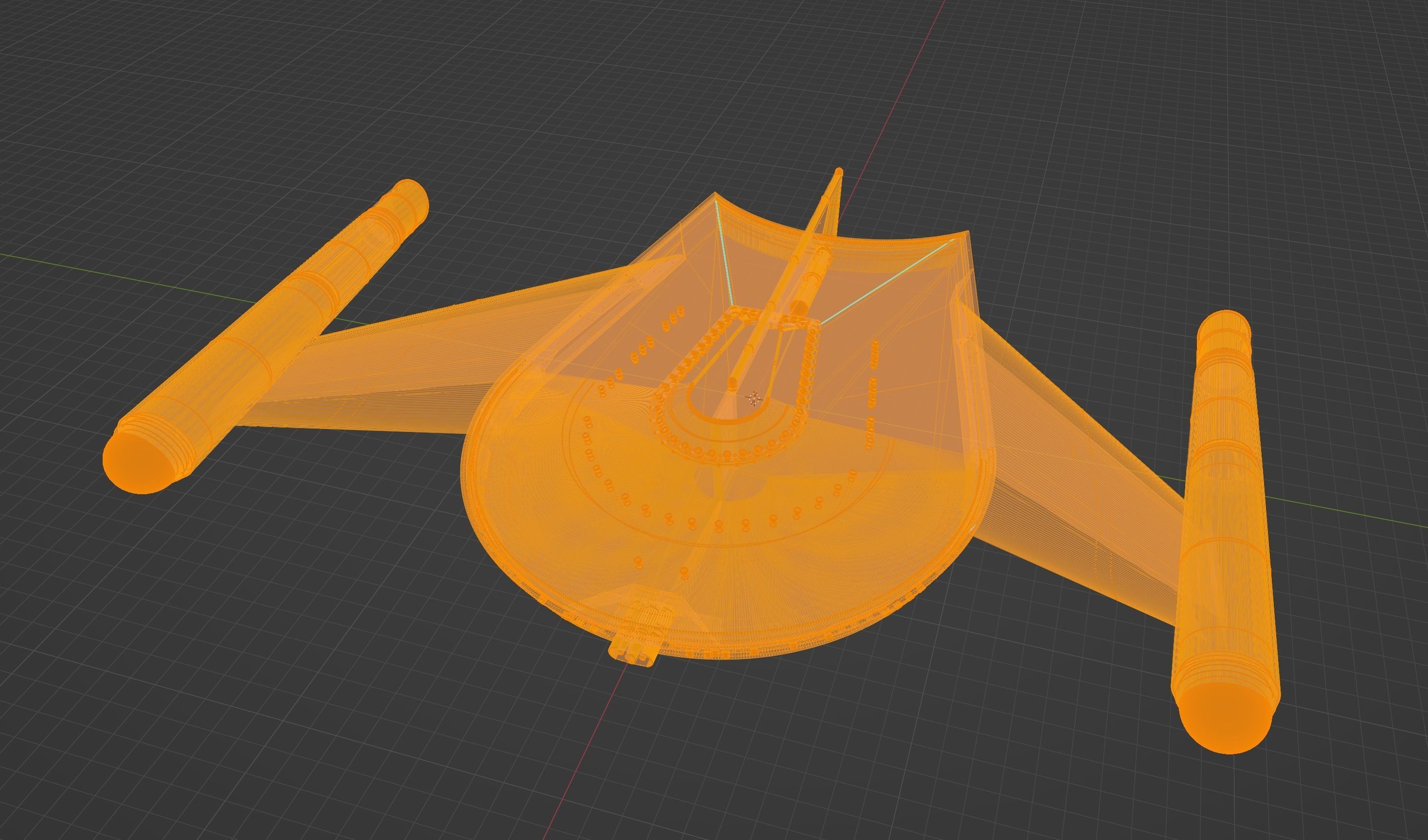 Alien Adversary Space Ship 3D print model_2