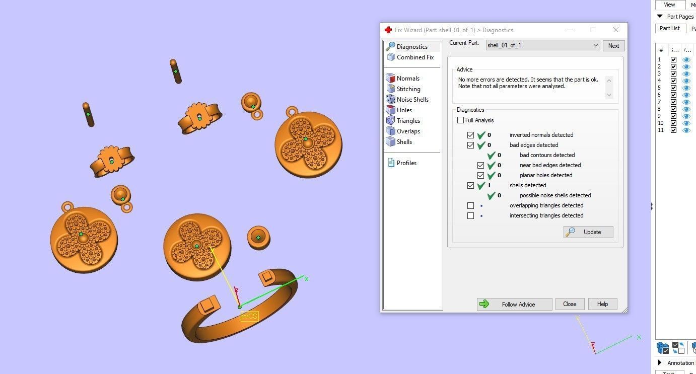 Louis Vuitton Ring and Earrings 3D print model_4