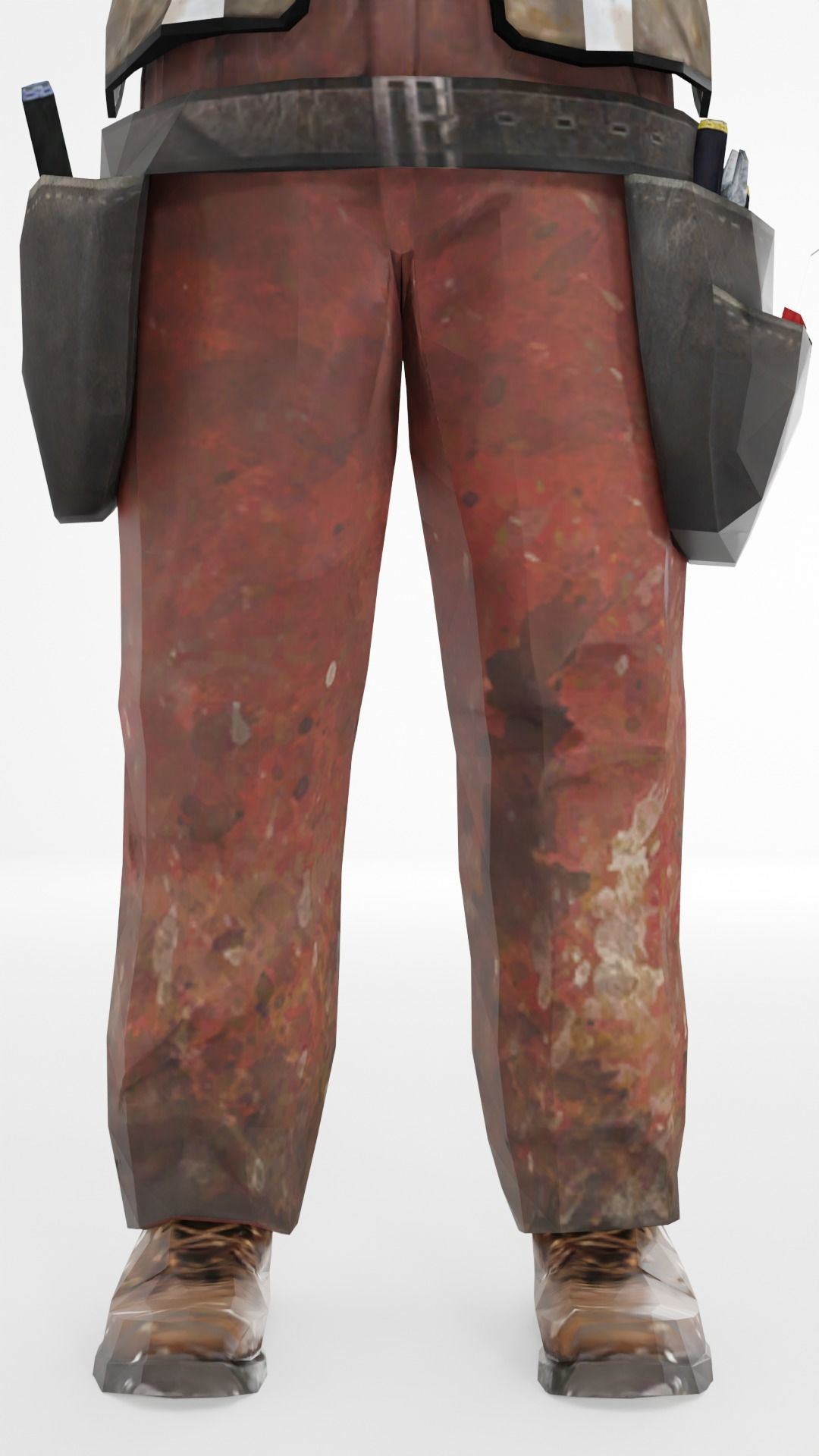 Worker construct Pack Low-poly 3D model Low-poly 3D model_5