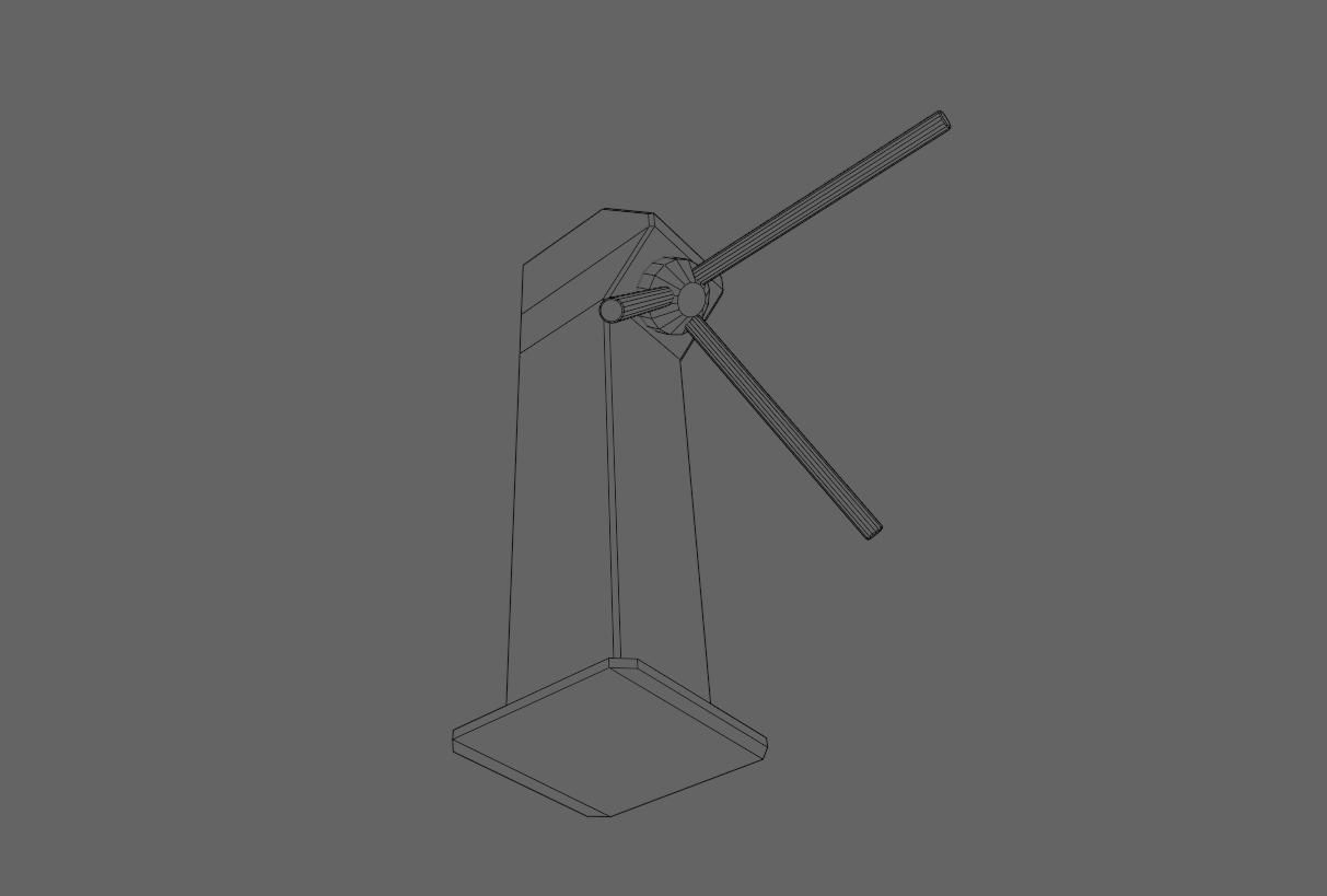 Ticket Gate Access Control - Catraca de Acesso Low-poly 3D model_18