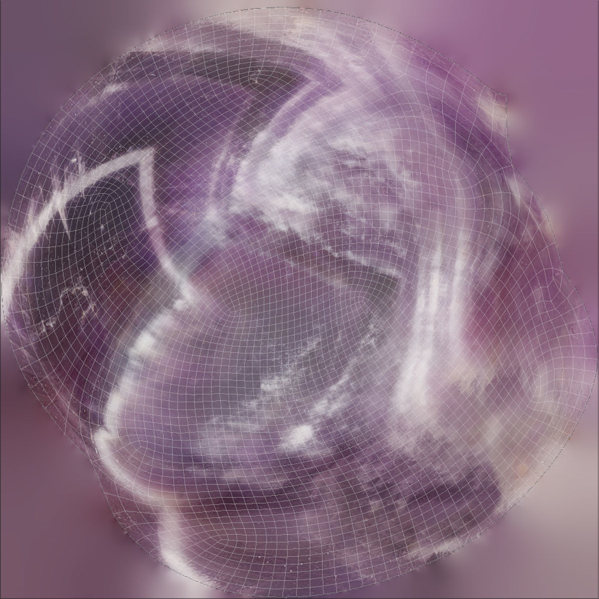 Amethyst Shevron Low-poly 3D model_8