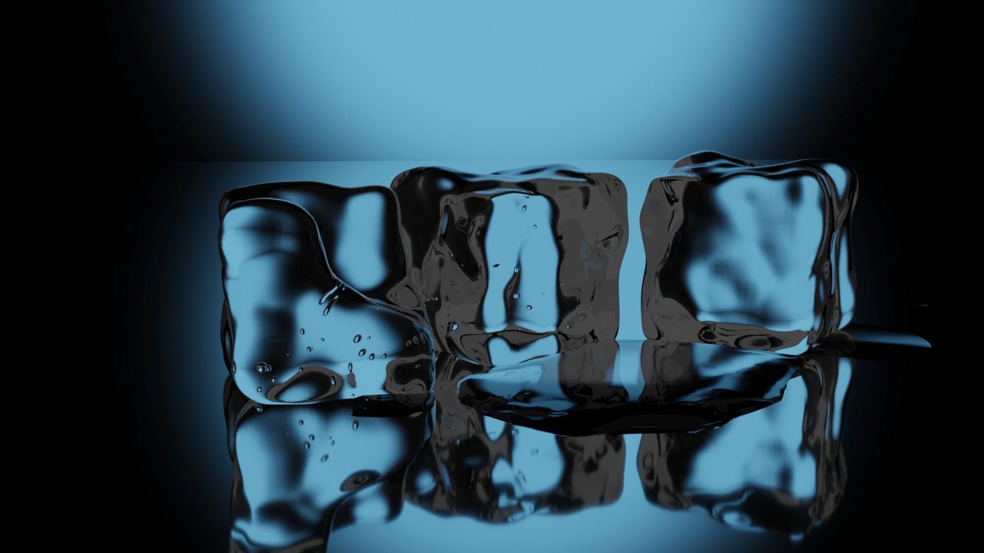 High Quality Ice cubes asset kit 3D model 3D model_5