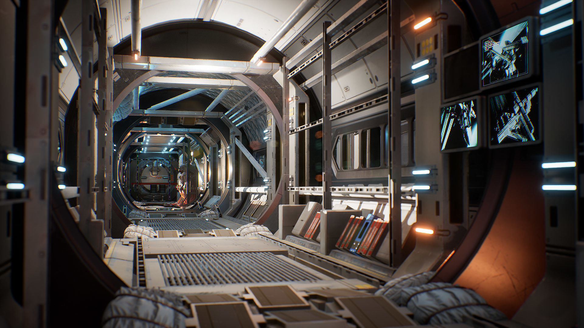 Orbital Space Station Kit - UE Low-poly 3D model_11