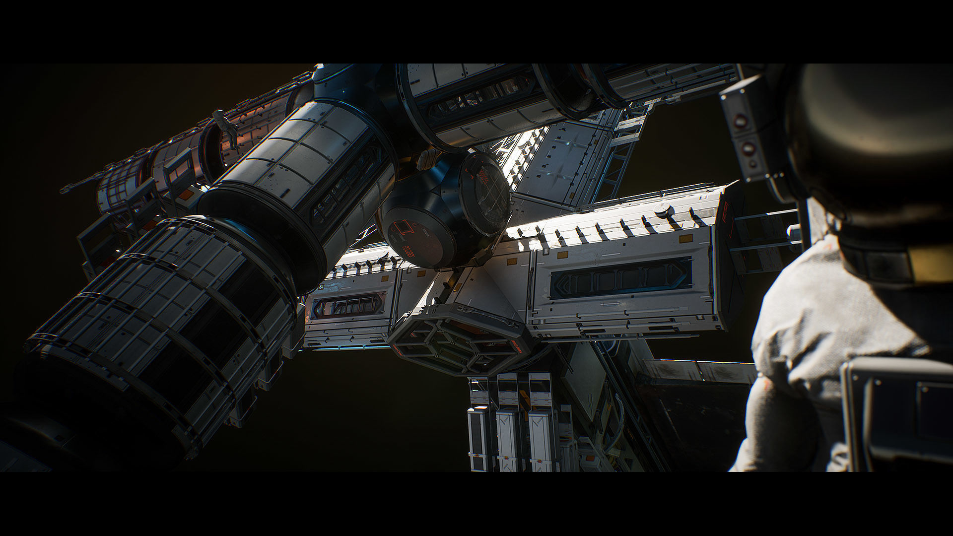 Orbital Space Station Kit - UE Low-poly 3D model_15