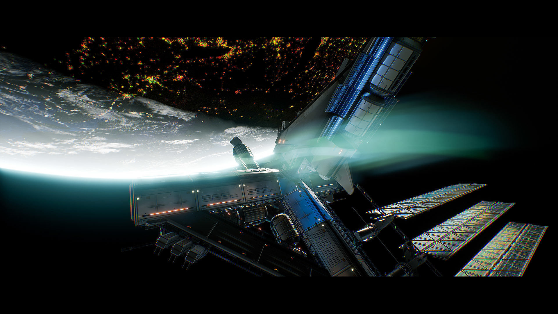 Orbital Space Station Kit - UE Low-poly 3D model_17