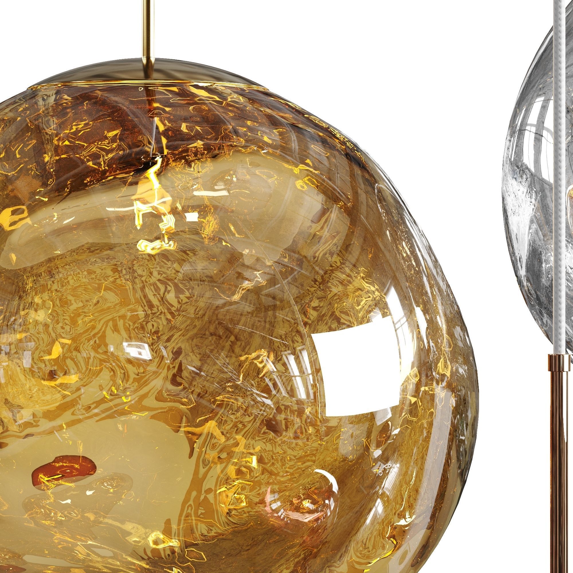 Tom dixon Melt pendant lamp 3D model_2
