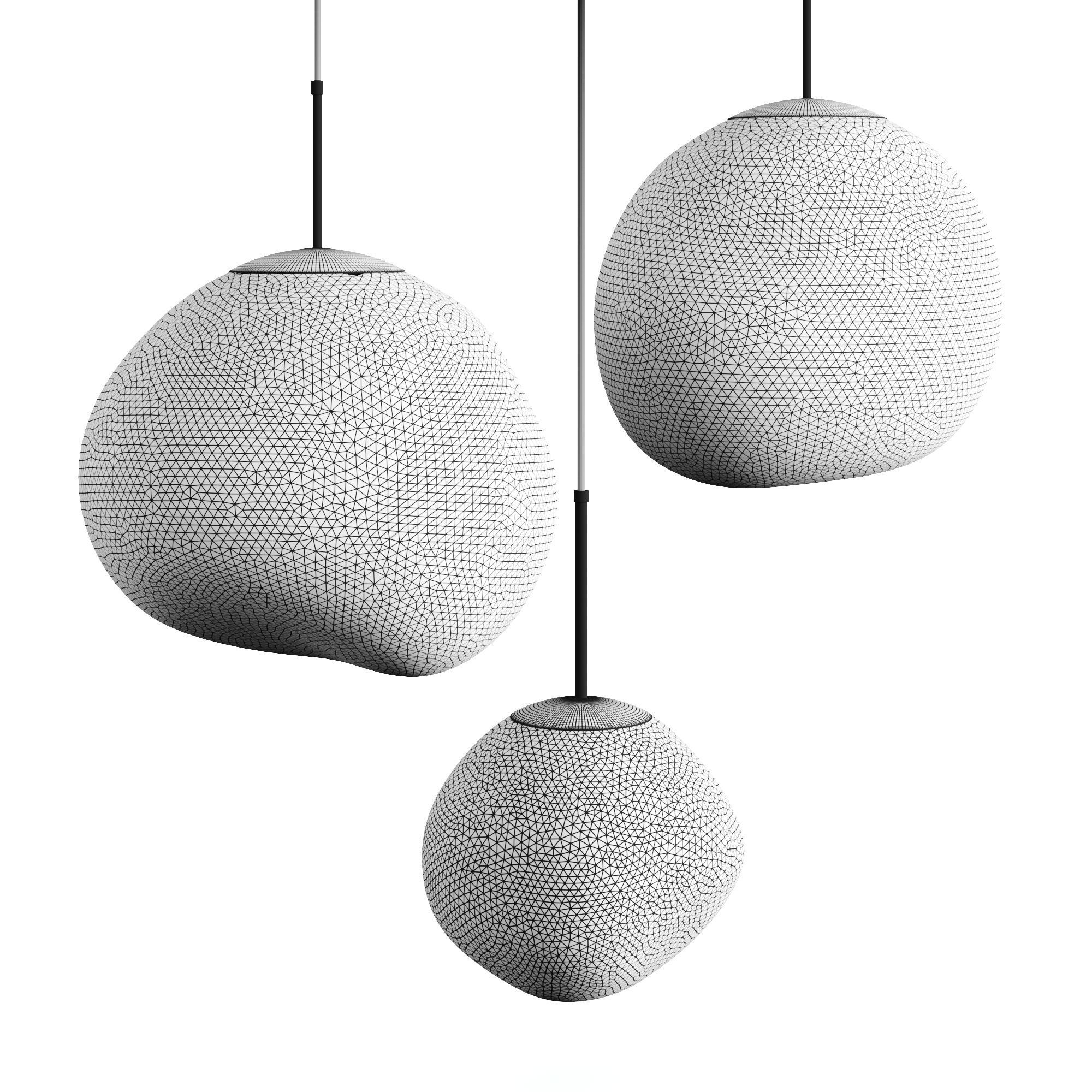 Tom dixon Melt pendant lamp 3D model_3