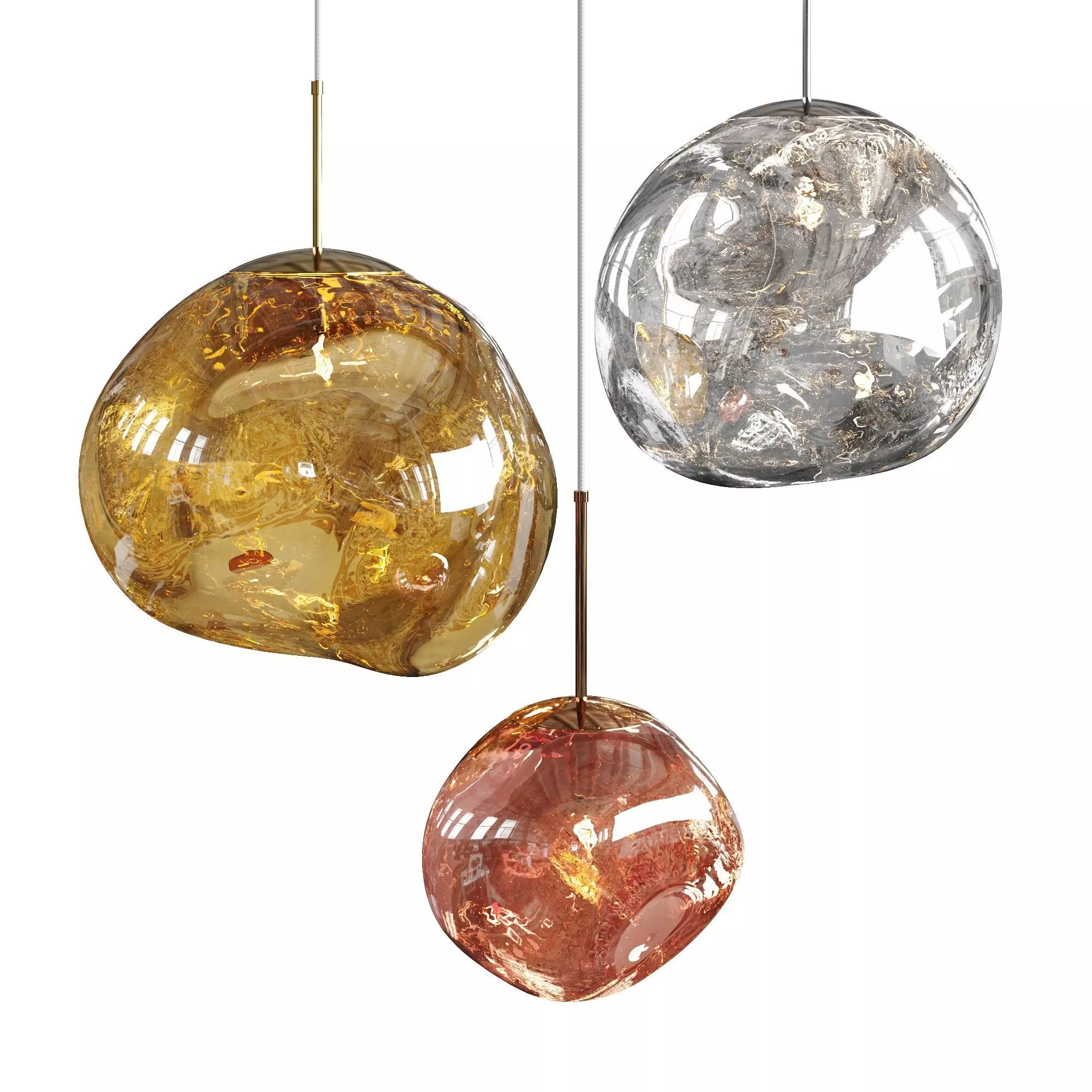 Tom dixon Melt pendant lamp 3D model_0
