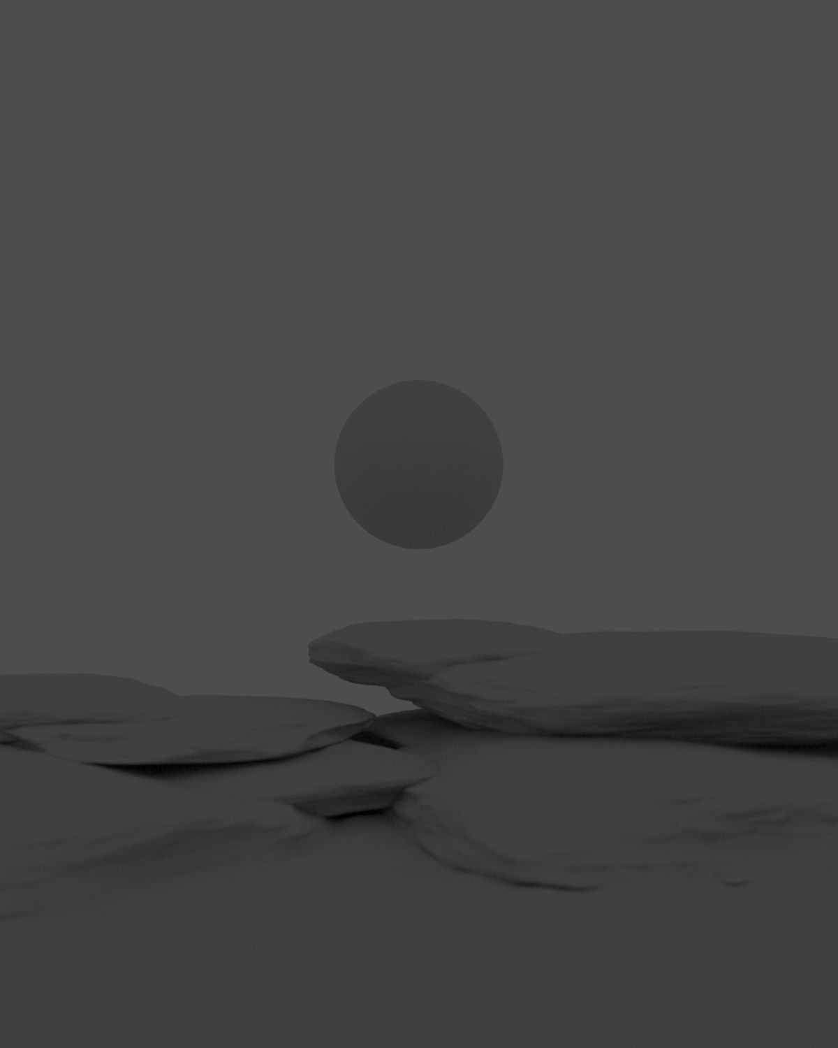 La Luna Llena Roja 3D model_1