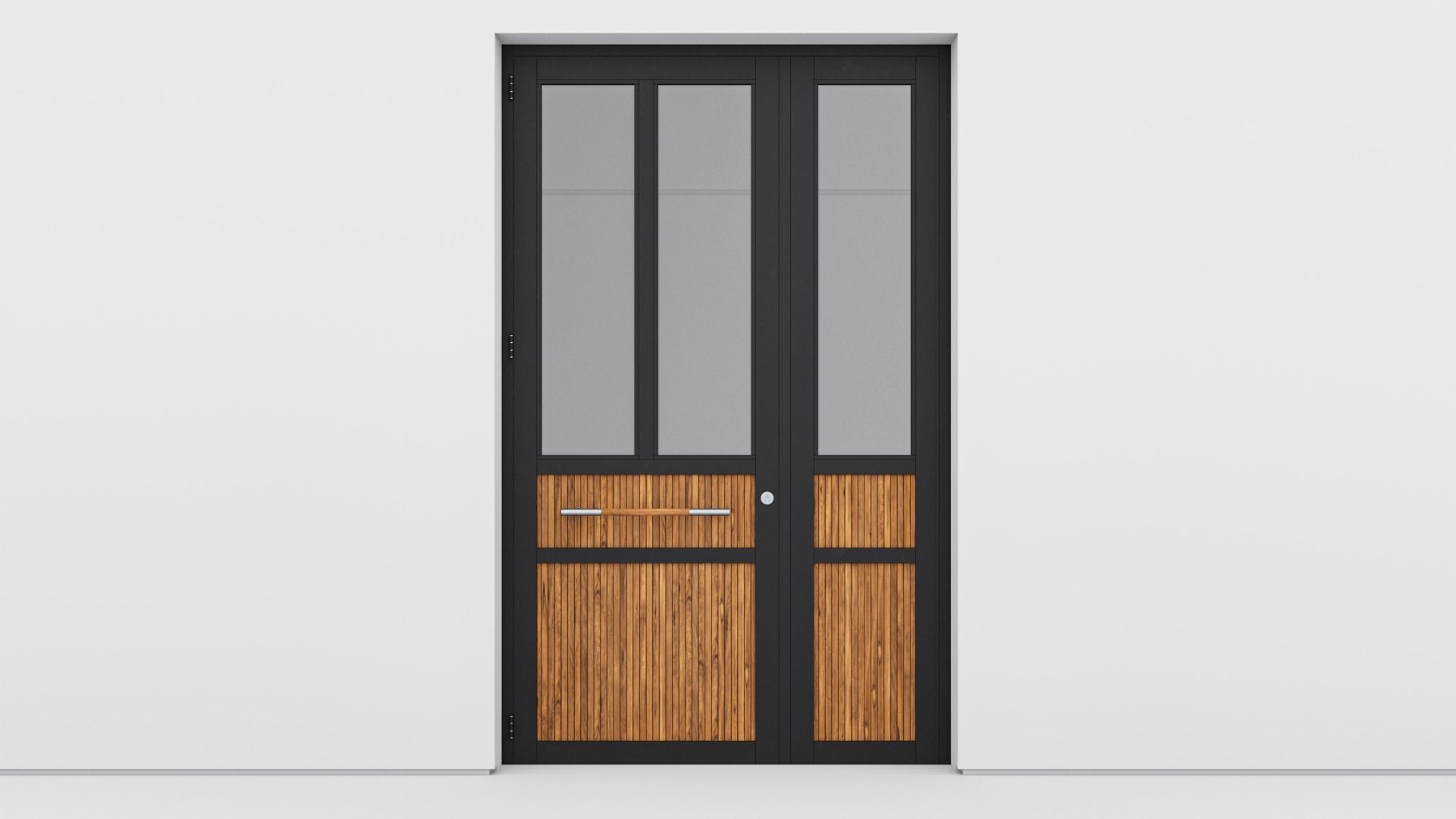 Aluminium door 173 3D model_1