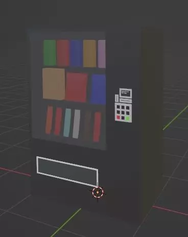 Simple Vending Machine 3D model_0