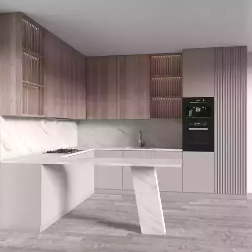 Kitchen Modern 94 - Corner Kitchen