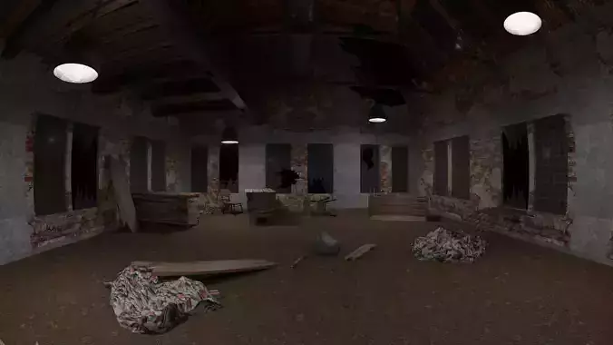 Abandoned Old hangar