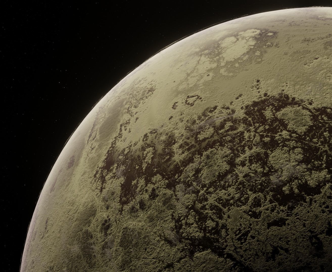 Planet Space Ready to game Low-poly 3D model_11