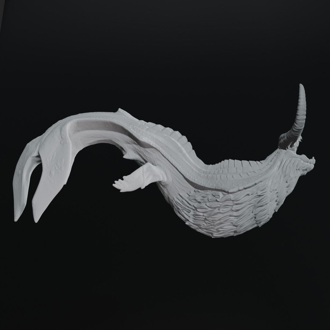 Ceadeus Monster Hunter Elder Dragon 3d print model 3D print model_5