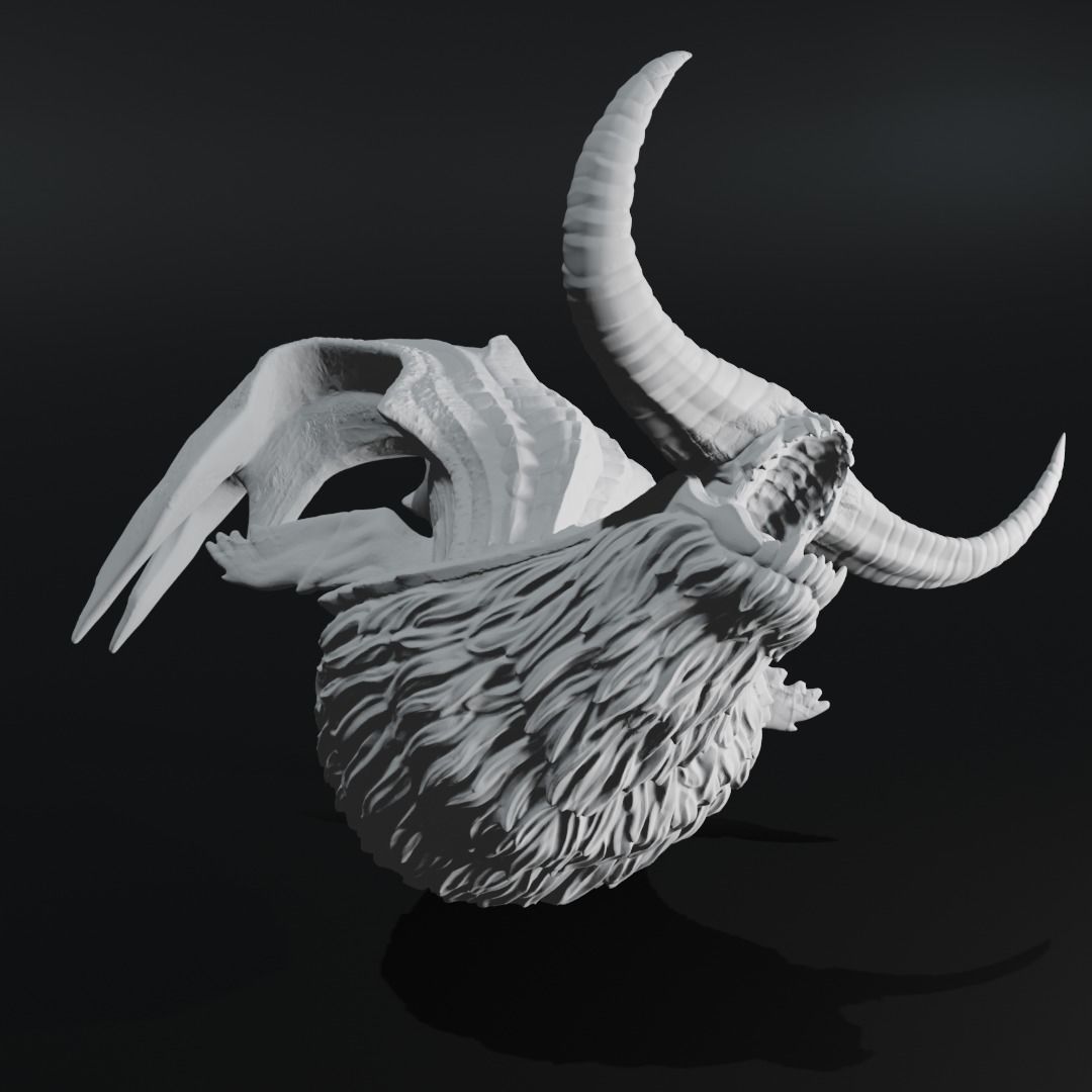 Ceadeus Monster Hunter Elder Dragon 3d print model 3D print model_3