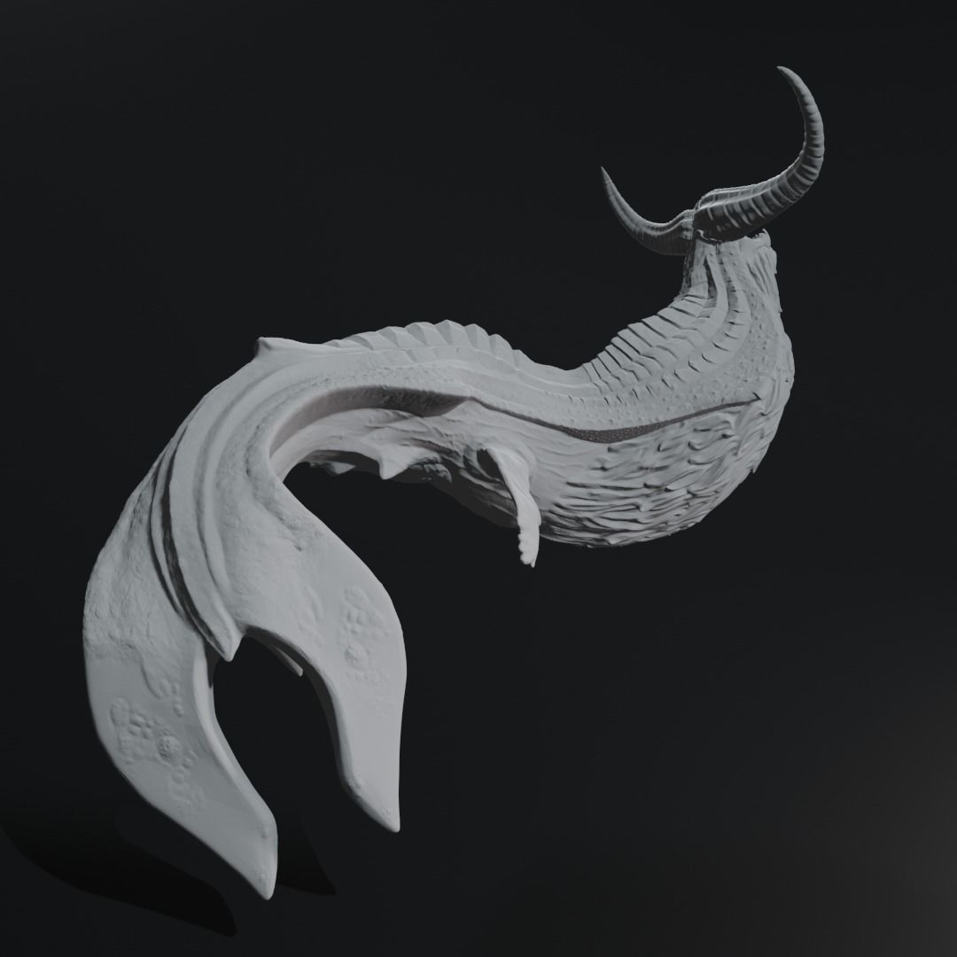 Ceadeus Monster Hunter Elder Dragon 3d print model 3D print model_4