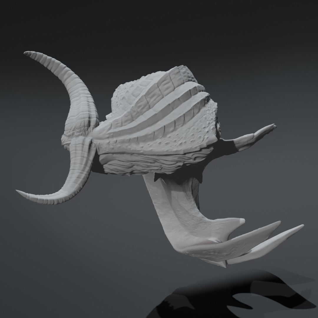 Ceadeus Monster Hunter Elder Dragon 3d print model 3D print model_6