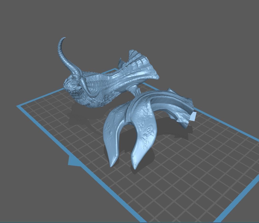 Ceadeus Monster Hunter Elder Dragon 3d print model 3D print model_10